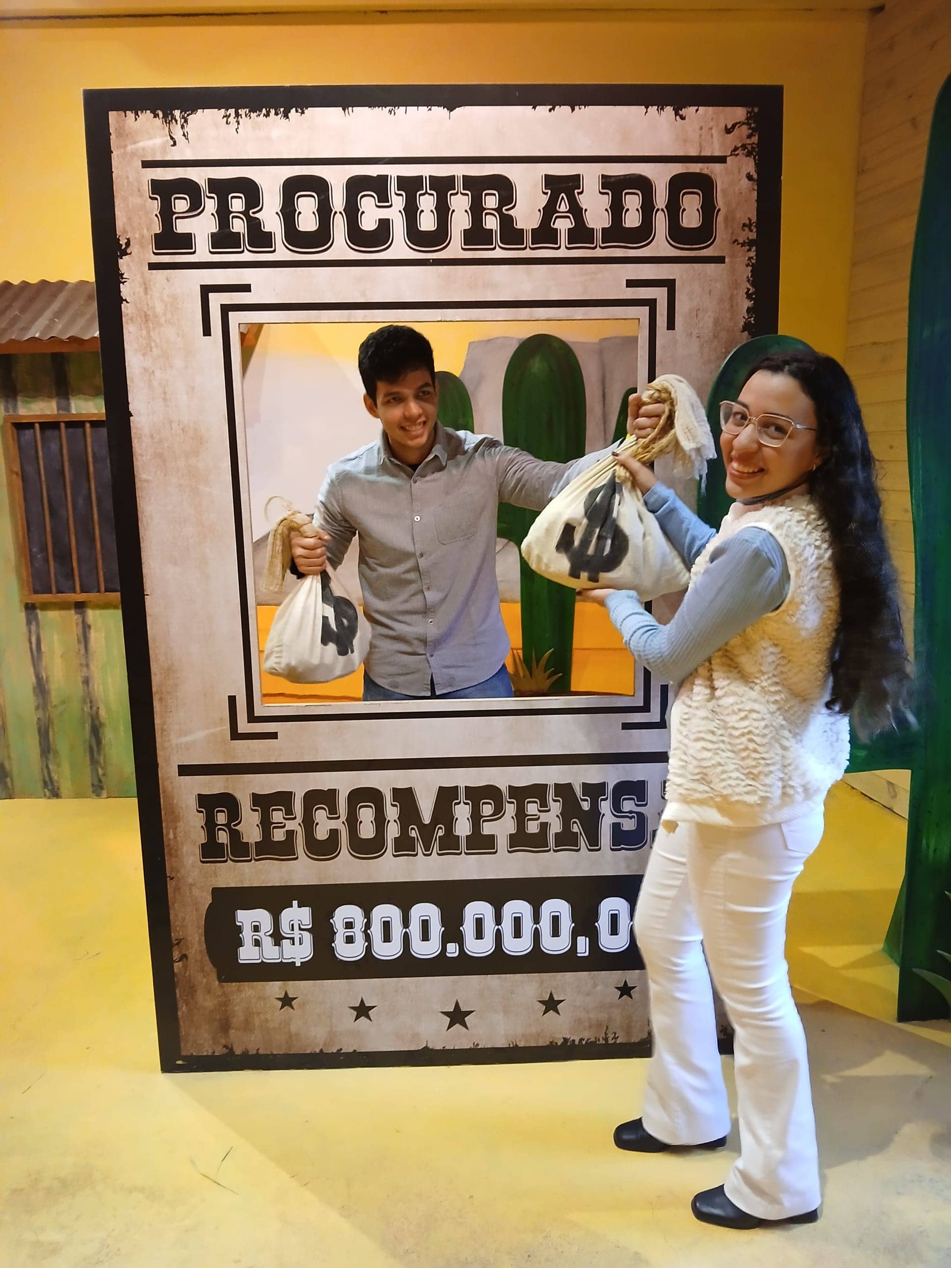 O casal no parque